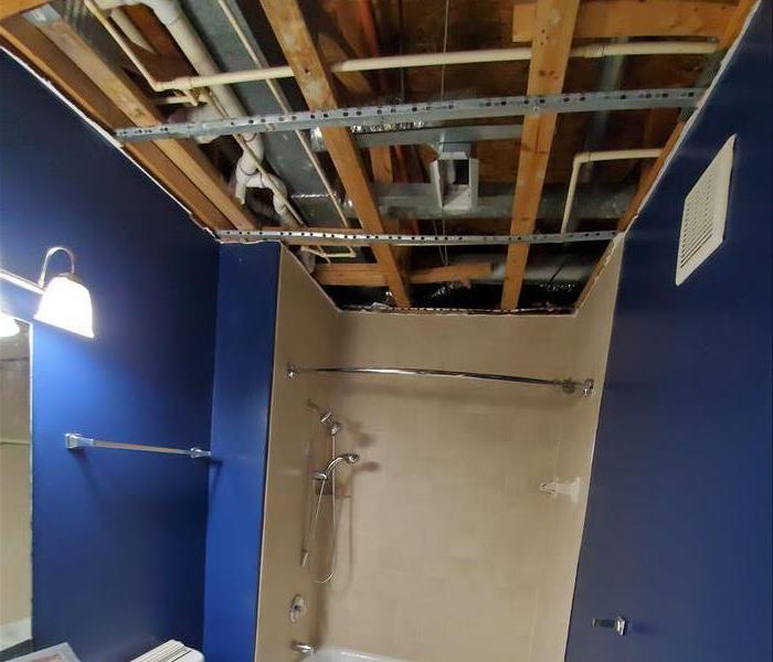 Post-Mitigation Ceiling Removal
